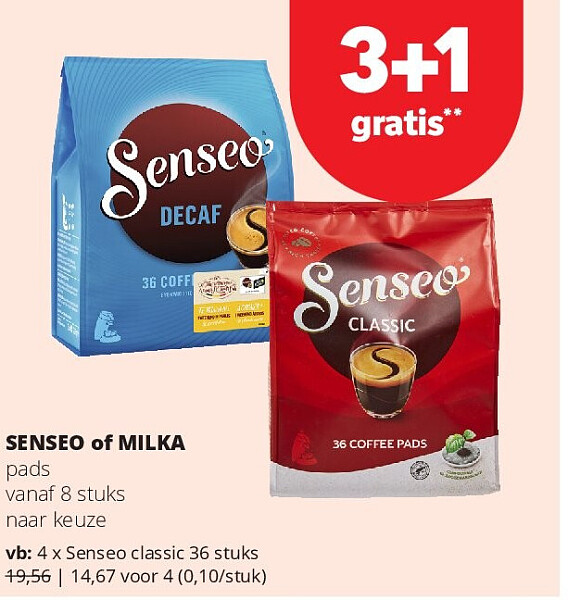 Senseo classic 36 stuks