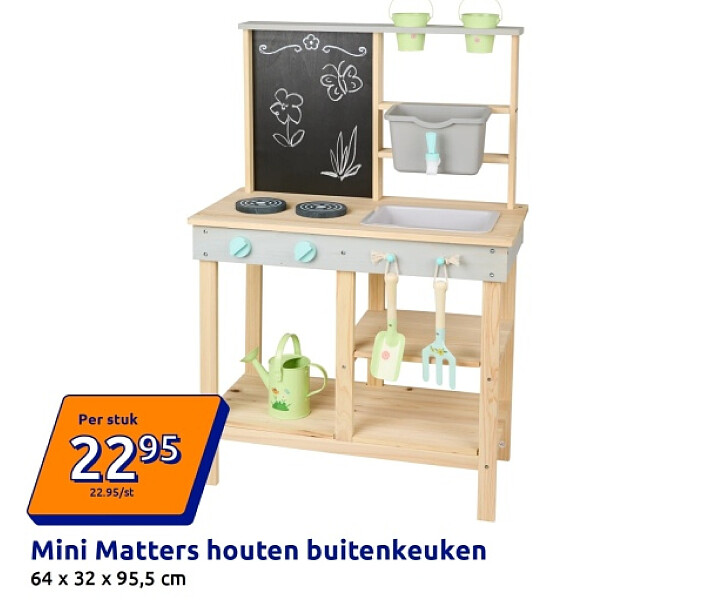 Mini Matters houten buitenkeuken