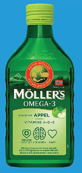 Omega-3 Levertraan Appel
