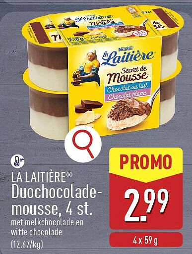Duochocolade mousse, 4st.