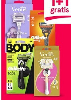 Gillette en Gillette Venus scheersystemen