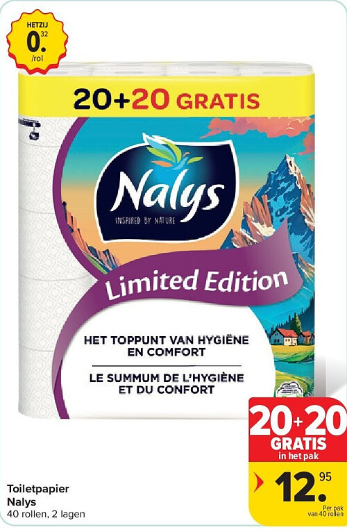 Toiletpapier Nalys