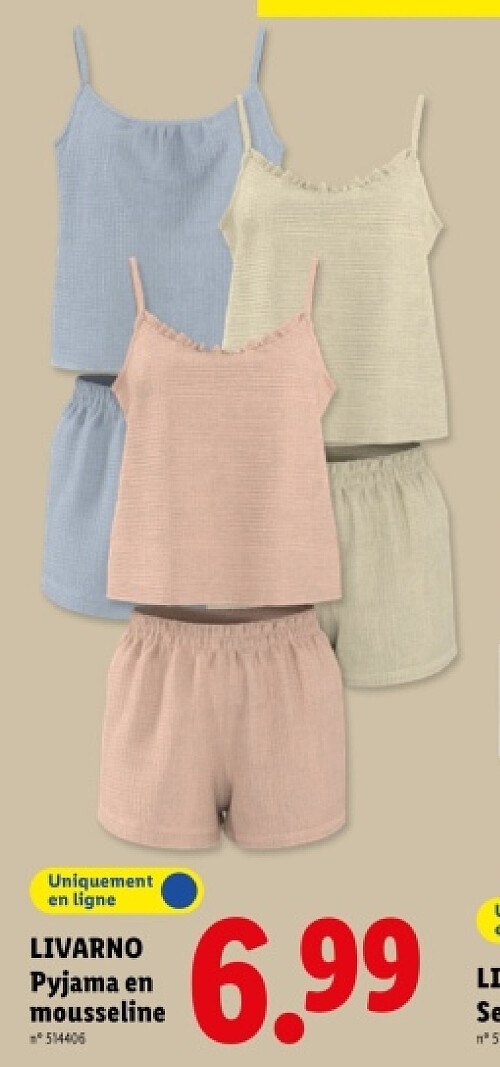 Pyjama en mousseline
