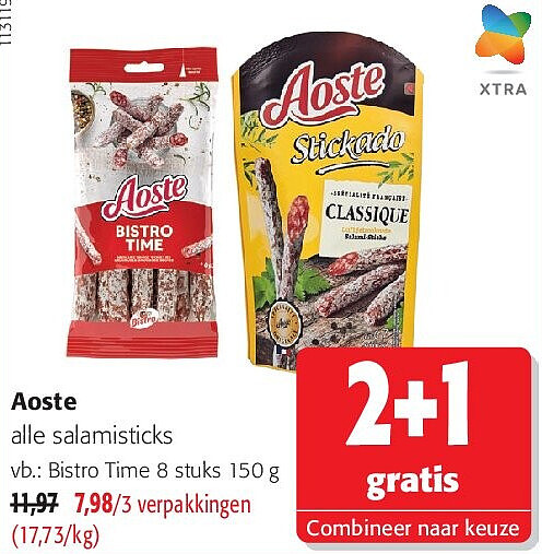 Aoste alle salamisticks