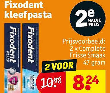 Fixodent kleefpasta