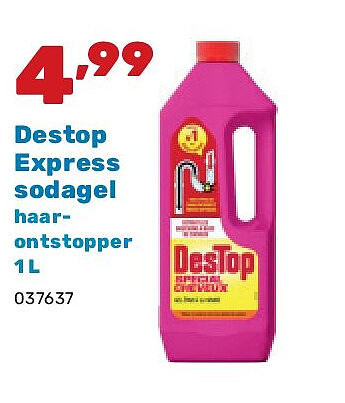 Destop Express sodagel haarontstopper 1 L