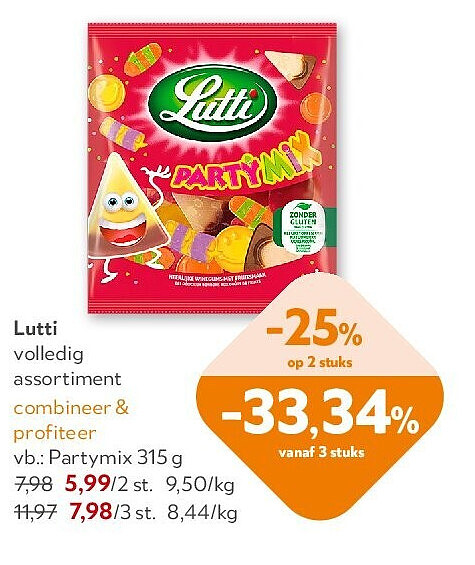 Lutti Partymix 315 g