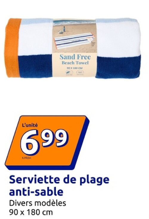 Serviette de plage anti-sable