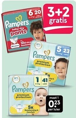 Pampers luiers en luierbroekjes