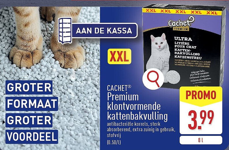 Premium klontvormende kattenbakvulling