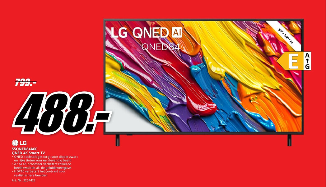 LG 55QNED84A6C QNED 4K Smart TV