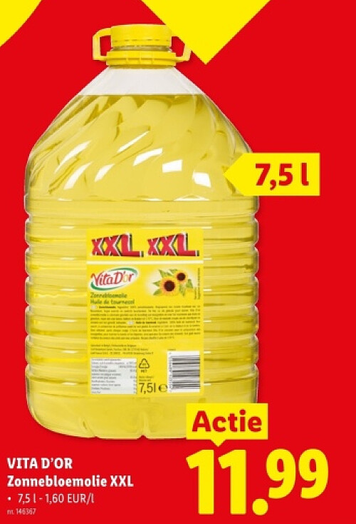 Zonnebloemolie XXL