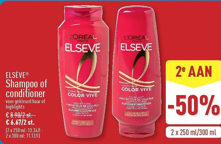 Shampoo of conditioner