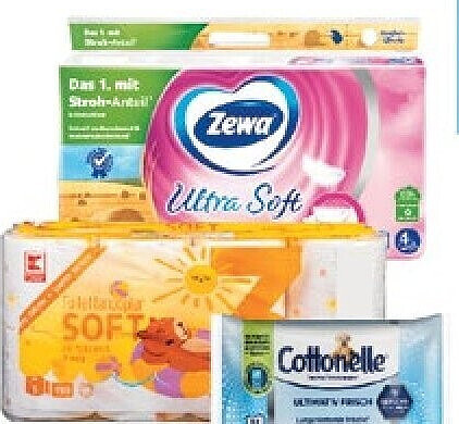 Toilettenpapier und feuchtes Toilettenpapier