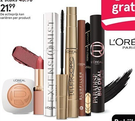 L'Oréal Paris False Lash Telescopic Length mascara zwart