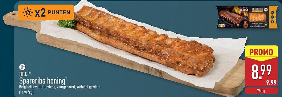 Spareribs honing