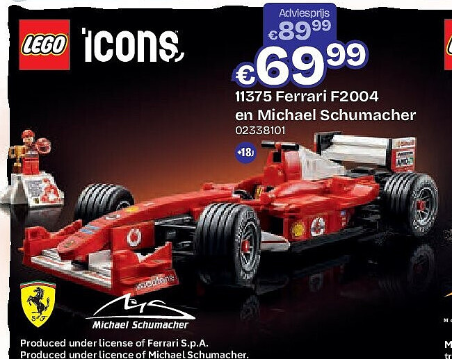 11375 Ferrari F2004 en Michael Schumacher