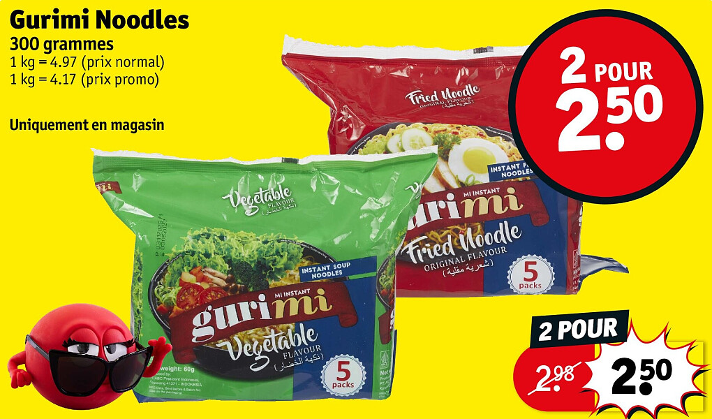 Gurimi Noodles 300 grammes