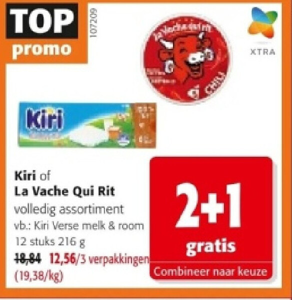 Kiri Verse melk & room 12 stuks 216 g