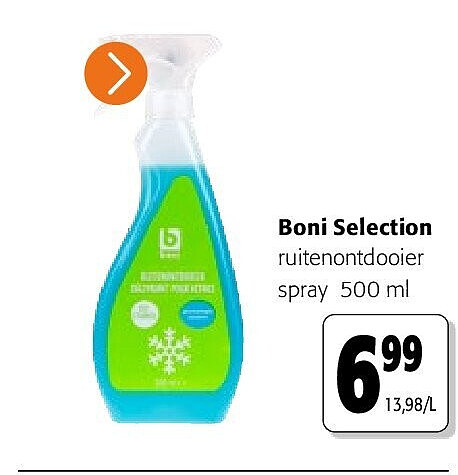 Boni Selection ruitenontdooier spray 500 ml