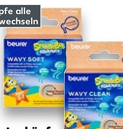 Beurer Zahnbürstenköpfe Wavy Soft oder Wavy Clean »Spongebob Schwammkopf«