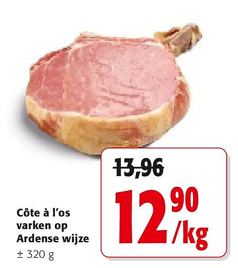 Côte à l’os varken op Ardense wijze