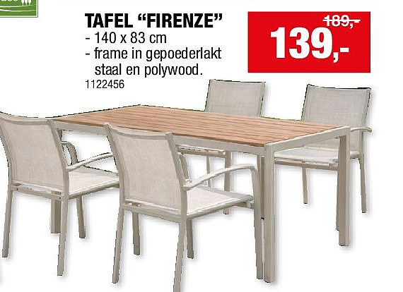 TAFEL “FIRENZE”