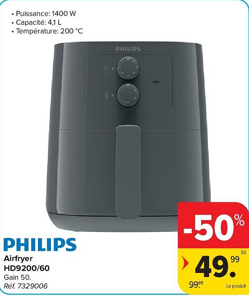 PHILIPS Airfryer HD9200/60