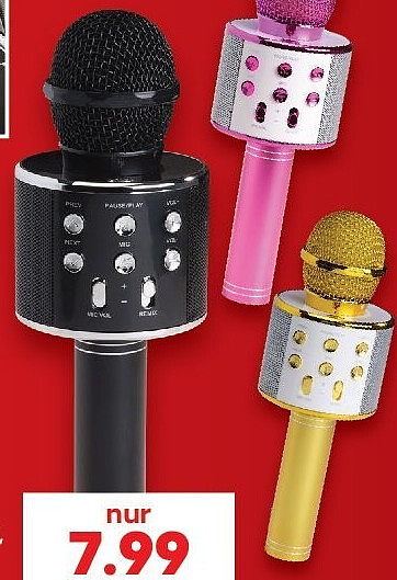 DENVER Bluetooth-Karaoke-Mikrofon »KMS-20«