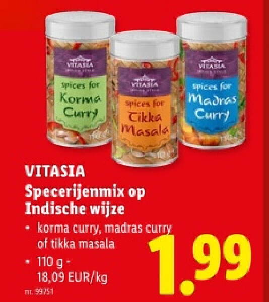 Specerijenmix op Indische wijze