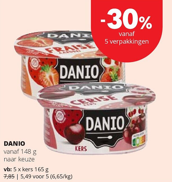 DANIO vanaf 148 g