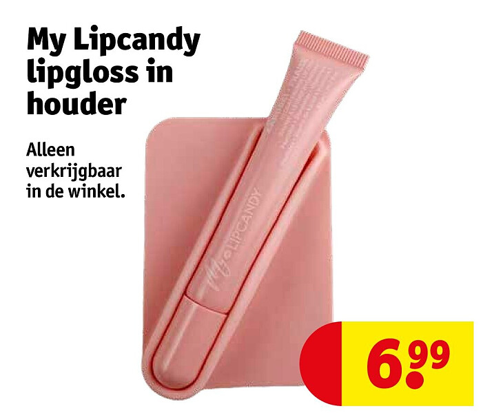 My Lipcandy lipgloss in houder