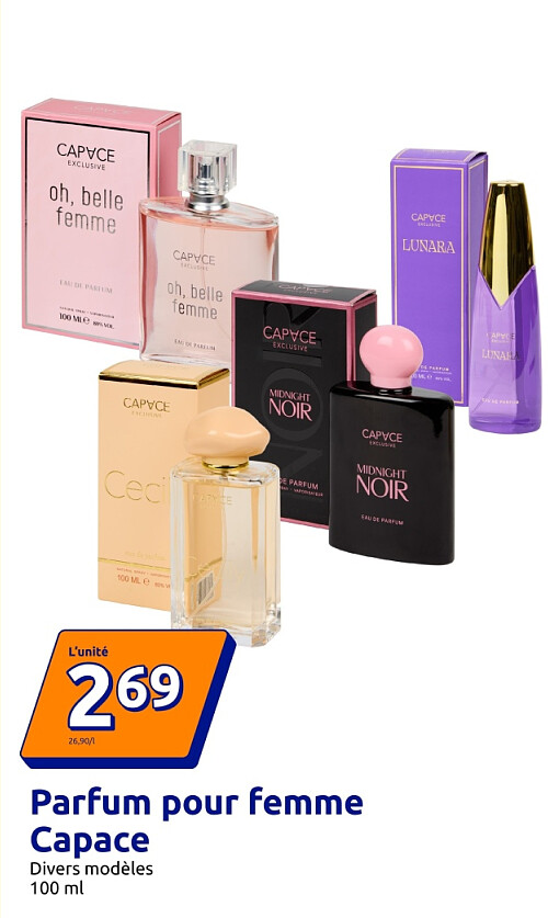 Parfum pour femme Capace