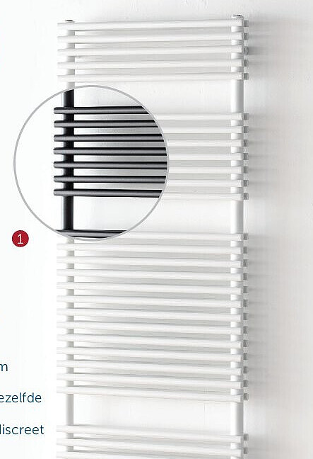 HANDDOEK RADIATOR "DOBY" ZWART