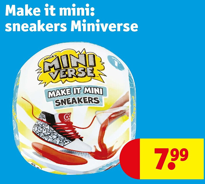 Make it mini: sneakers Miniverse