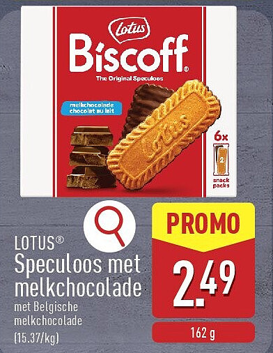 Speculoos met melkchocolade