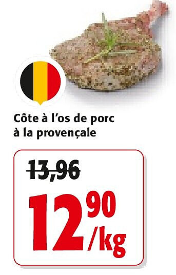 Côte à l’os de porc à la provençale