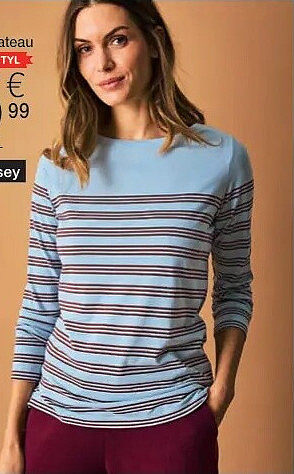 T-shirt col bateau Thermolactyl