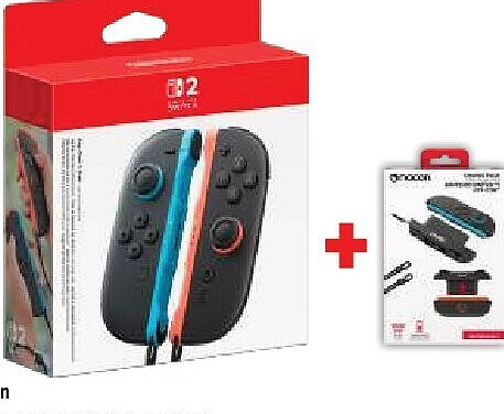 Paire de manettes Joy-Con pour Nintendo Switch 2 + batterie externe