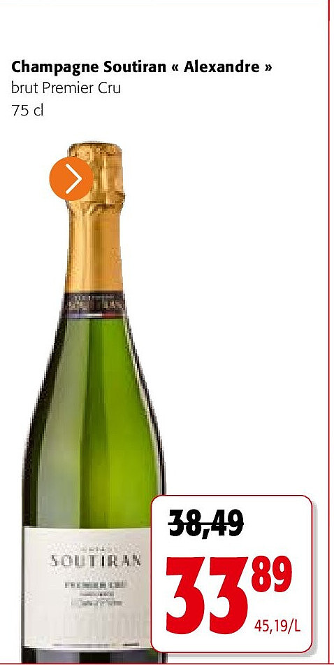 Champagne Soutiran « Alexandre »