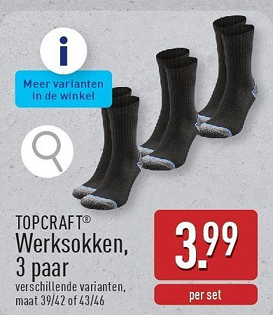 Werksokken, 3paar