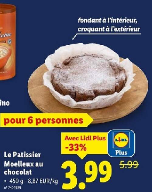 Moelleux au chocolat