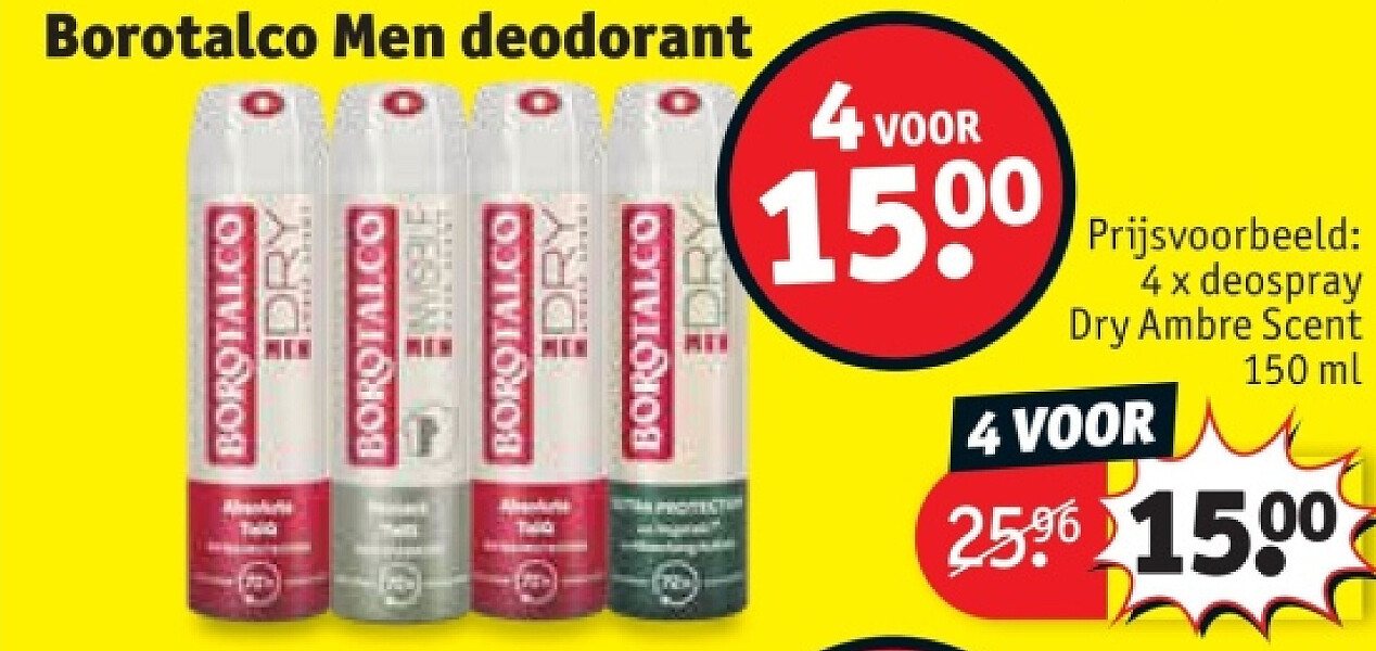 Borotalco Men deodorant