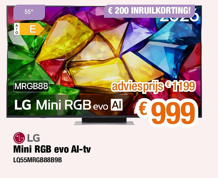 LG Mini RGB evo Al-tv LQ55MRGB88B9B