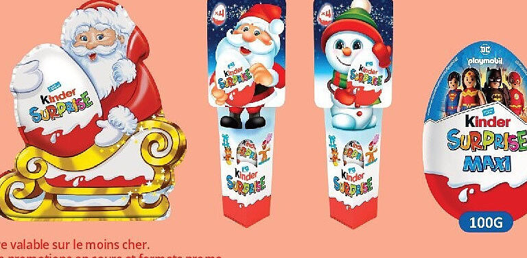 Gamme de Noël Kinder Surprise