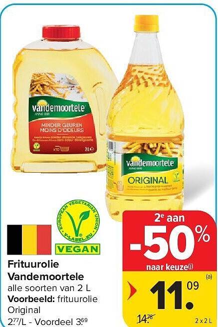 Frituurolie Vandemoortele