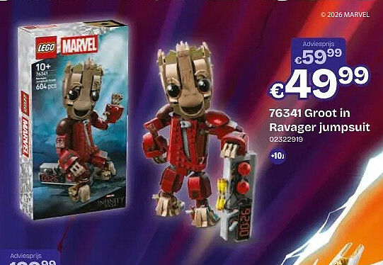 76341 Groot in Ravagerjumpsuit