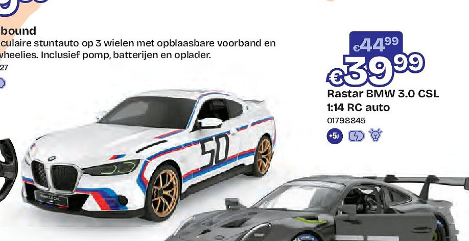Rastar BMW 3.0 CSL 1:14 RC auto