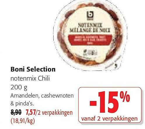 Boni Selection notenmix Chili 200 g