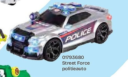 Voertuig met licht en geluid Street Force politieauto